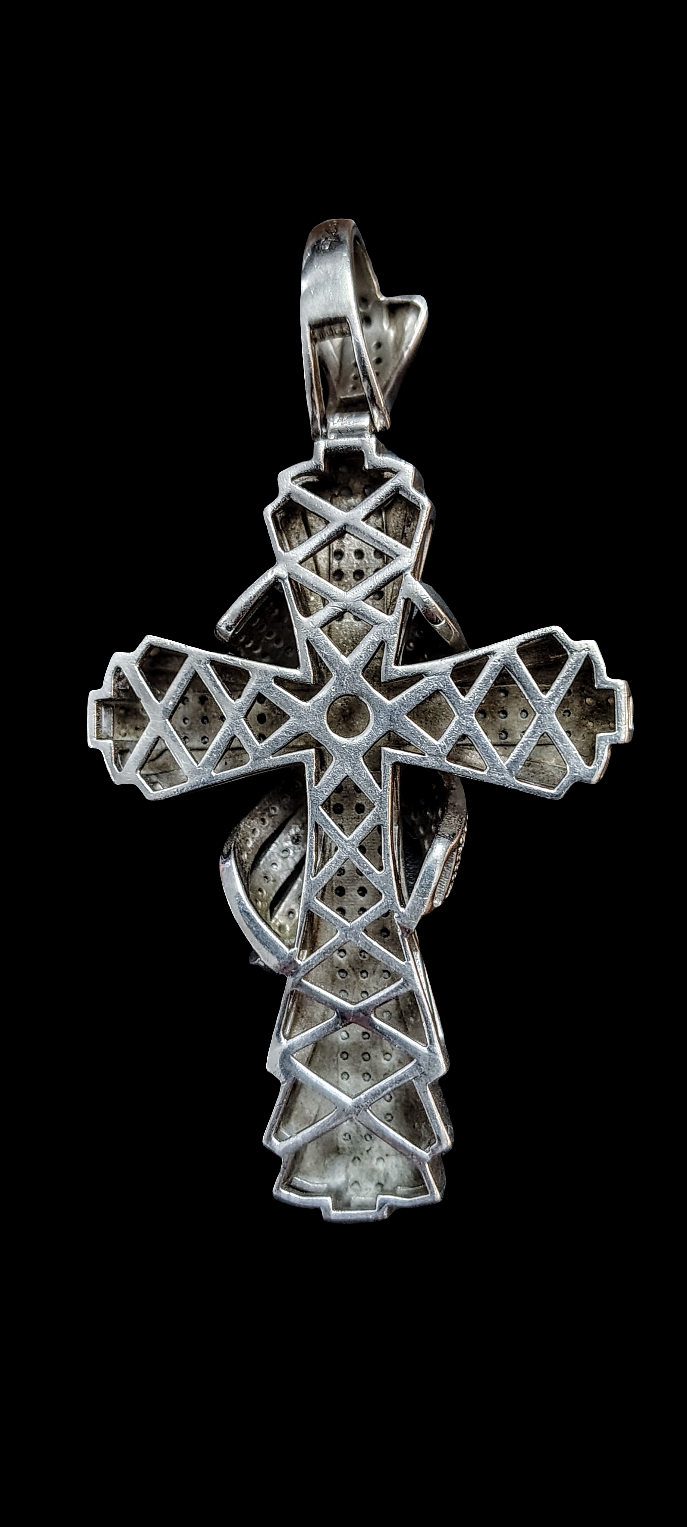 Pre-Owned .925 Large Cross Pendant