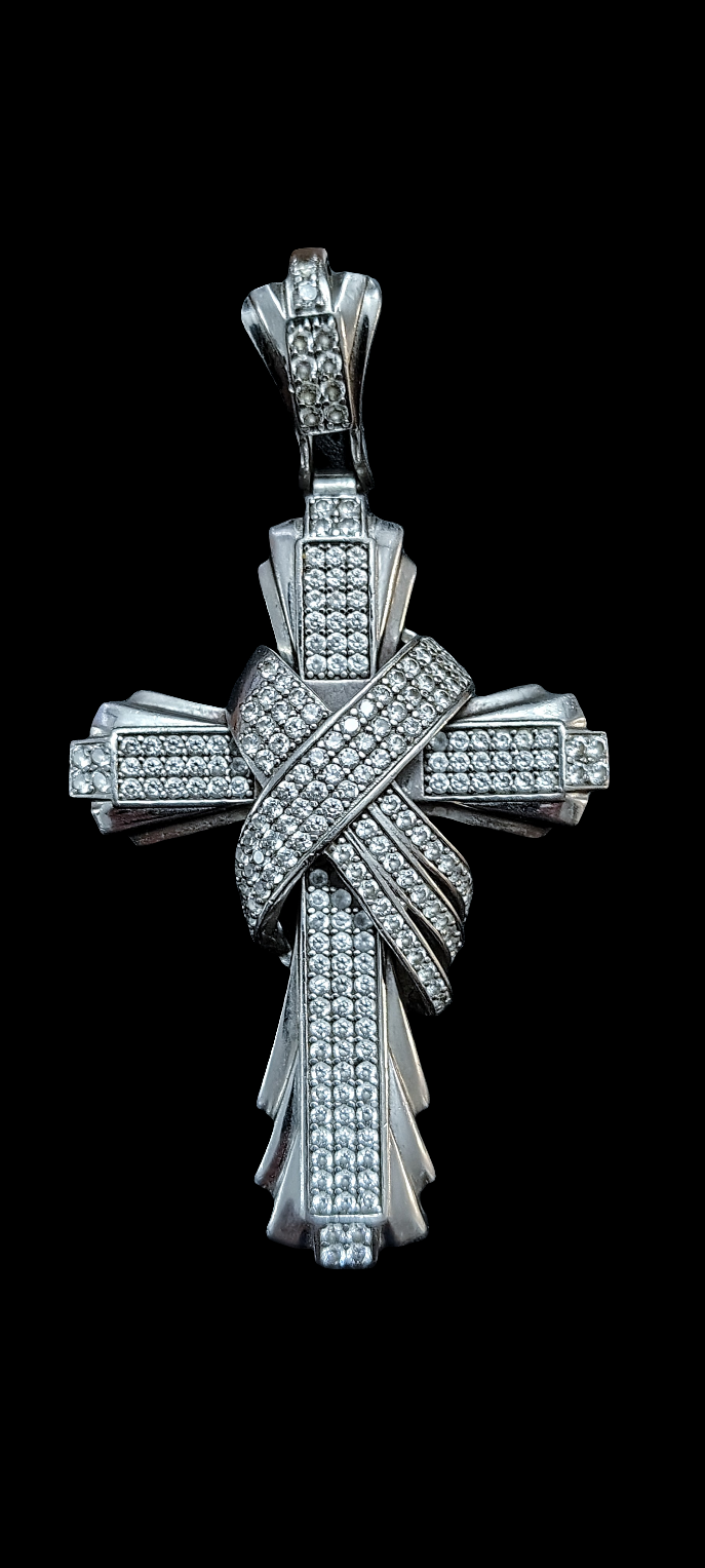 Pre-Owned .925 Large Cross Pendant